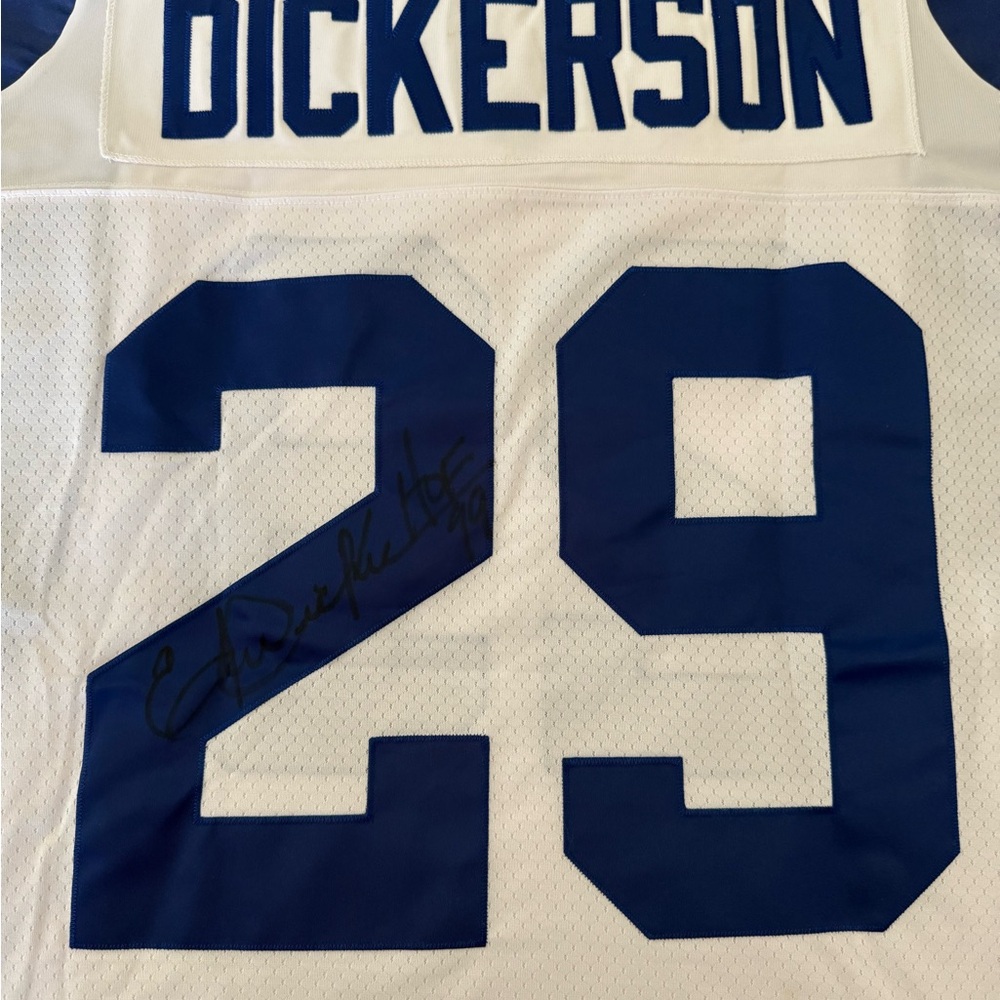 Reebok White and Blue Sports Jersey - Picture 3 of 8
